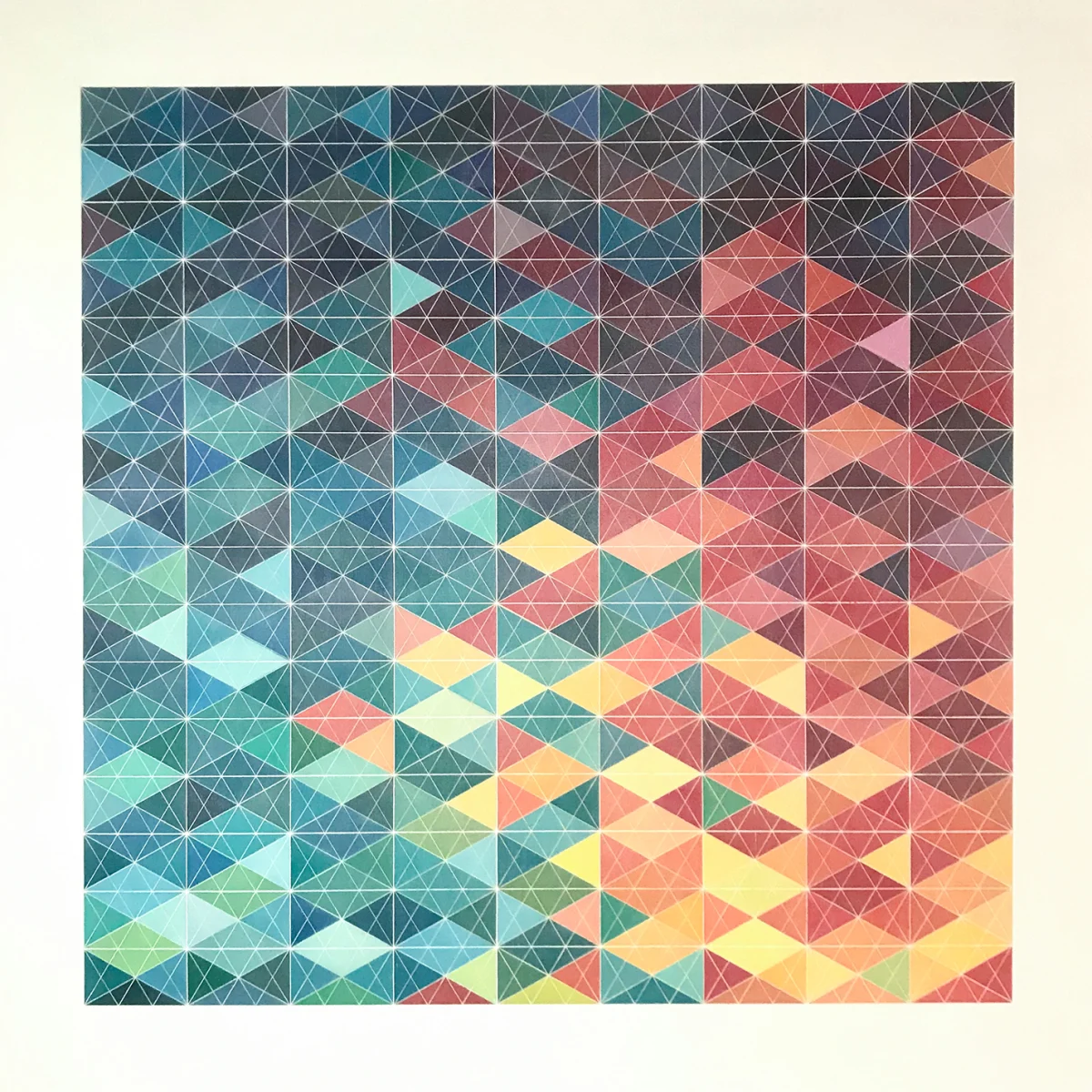 CONTRASTE | 48 x 48 | Acrylique