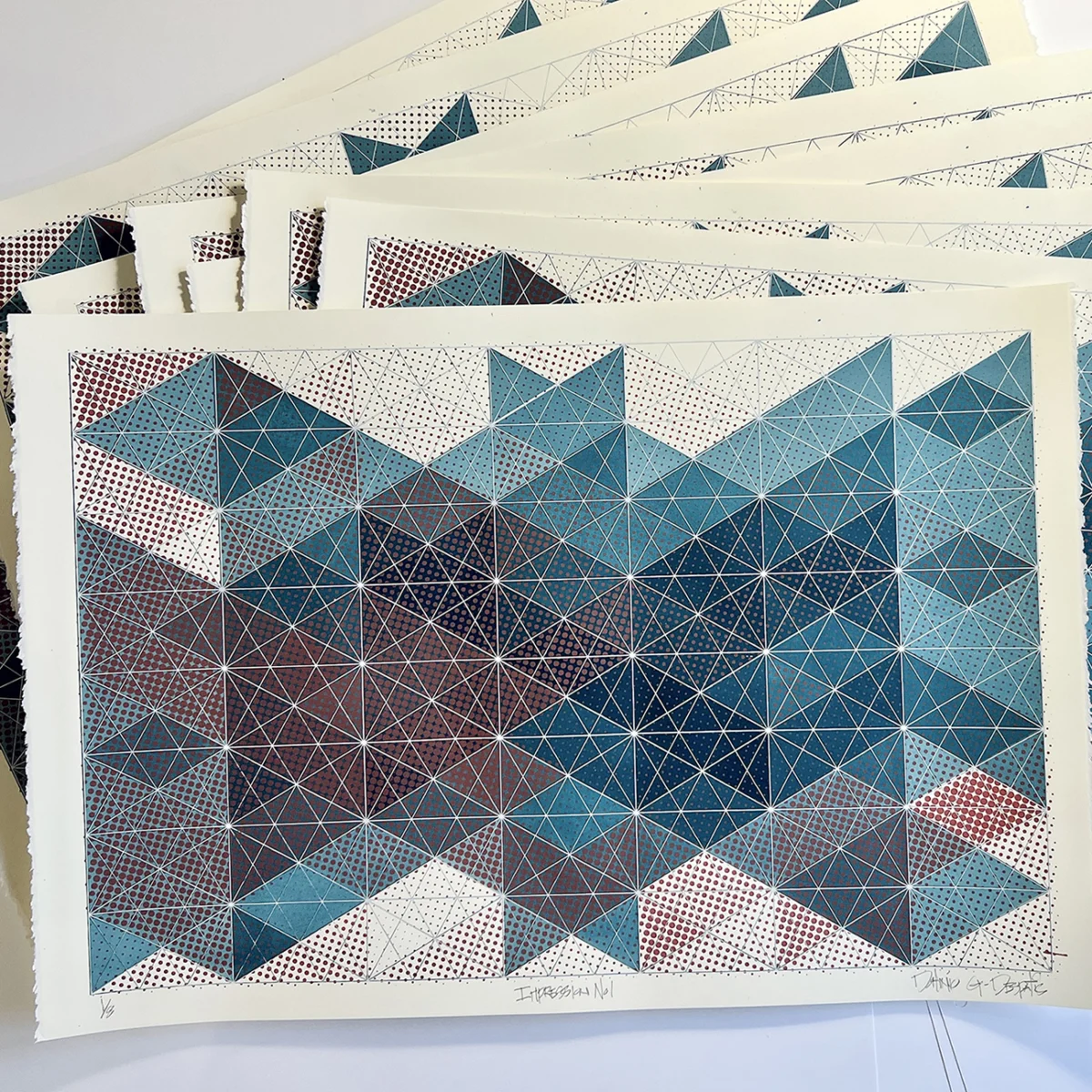 IMPRESSION NO1 | 15 x 22 | Sérigraphie