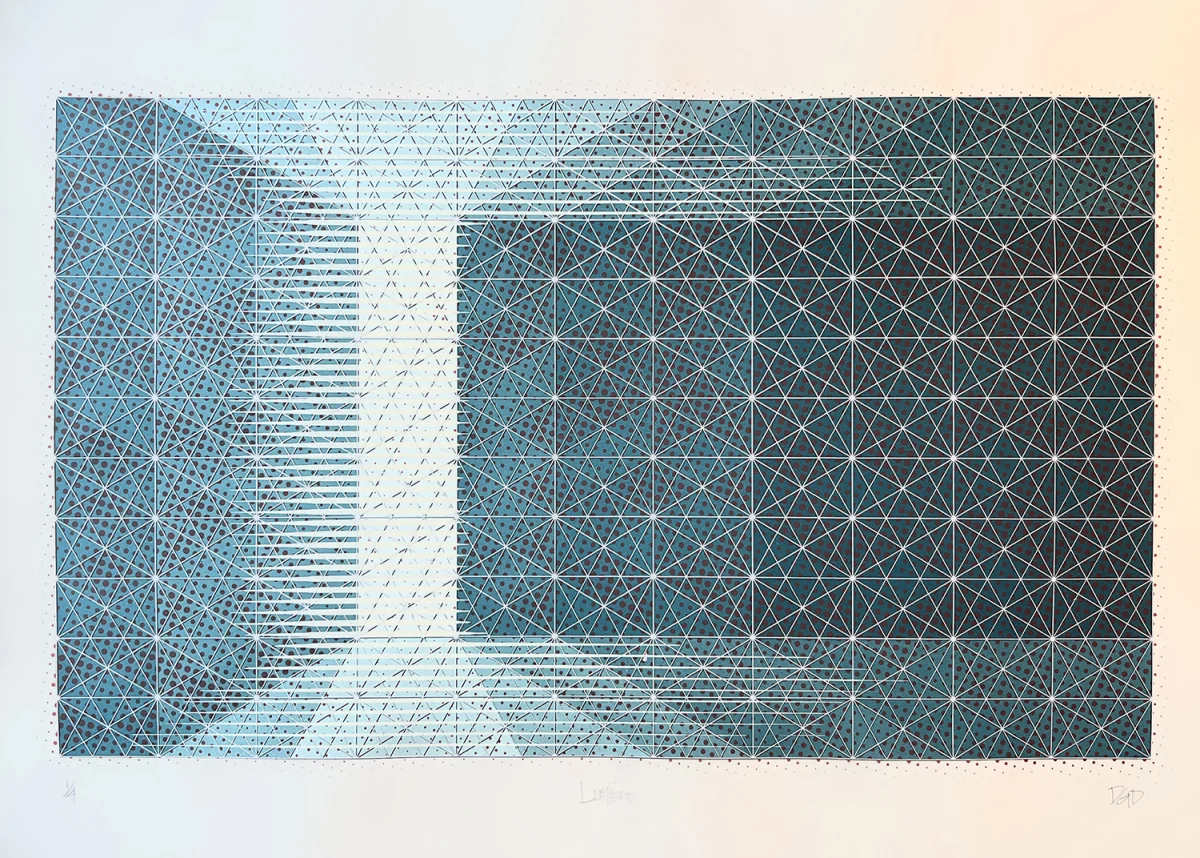 LUMIÈRE A | 22 x 30 | Sérigraphie