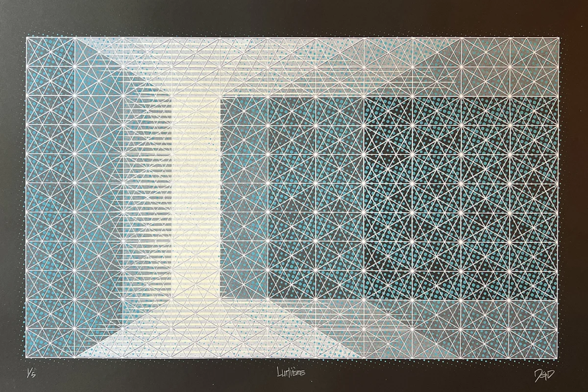 LUMIÈRE B | 22 x 30 | Sérigraphie