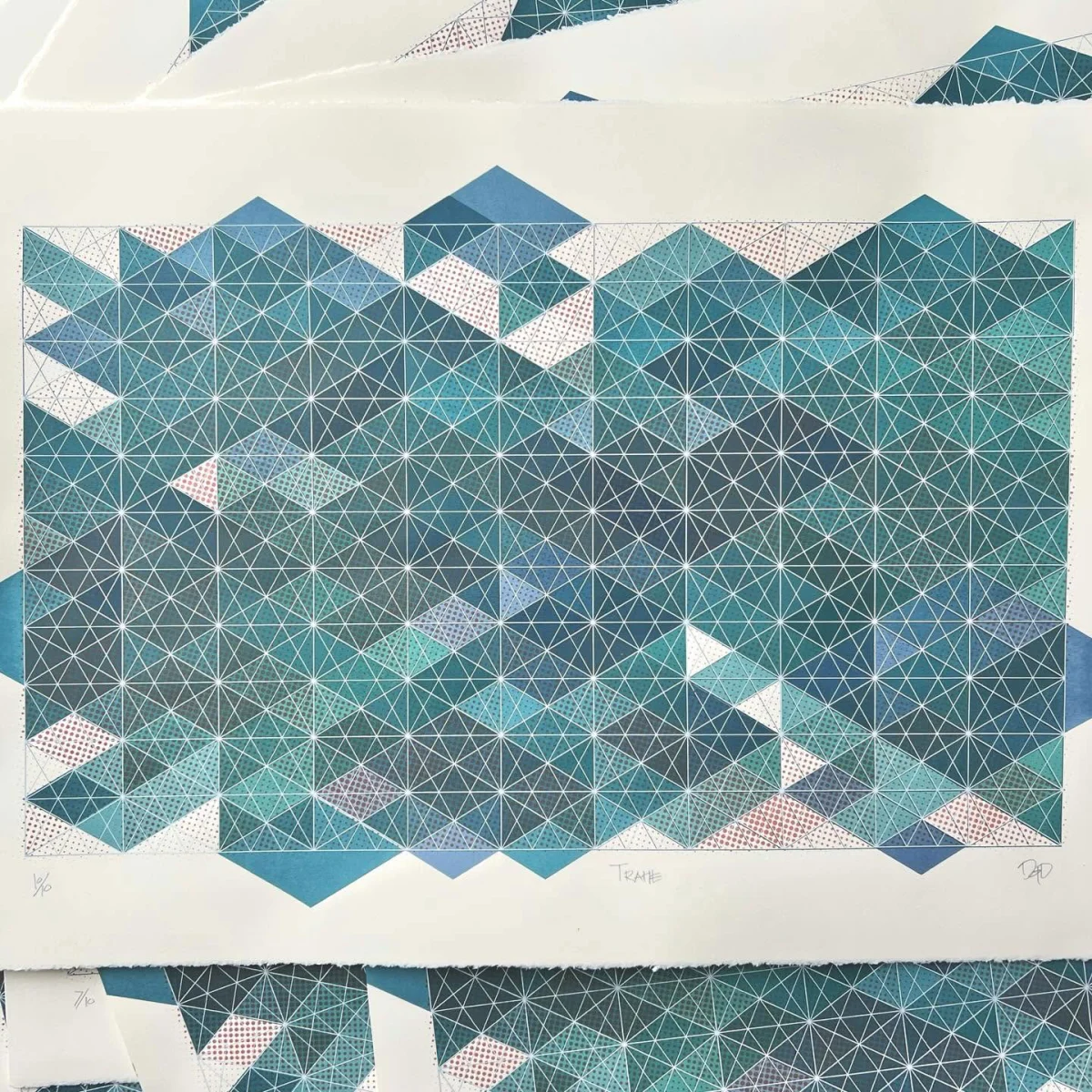Sérigraphie // TRAME // 22×30